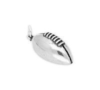 TheCharmWorks Sterling Silver Rugby Ball Charm