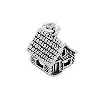 TheCharmWorks Sterling Silver Stone Cottage Charm