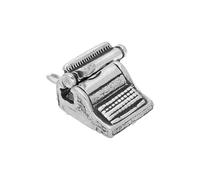 TheCharmWorks Sterling Silver Typewriter With Moving Shuttle Charm