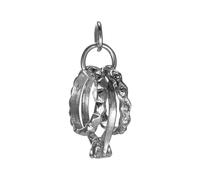 TheCharmWorks Sterling Silver Wedding Rings Charm