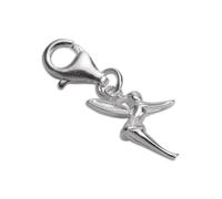 TheCharmWorks Sterling Silver Winged Fairy Clip on Charm