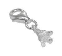 TheCharmWorks Tiny Sterling Silver Eiffel Tower Clip on Charm
