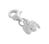 TheCharmWorks Tiny Sterling Silver Elephant Clip on Charm