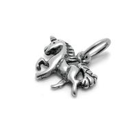 TheCharmWorks Tiny Sterling Silver Unicorn Charm