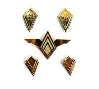 thecostumebase Battlestar Galactica BSG Senior Flight Wings + Commander + Captain Pins Insignia