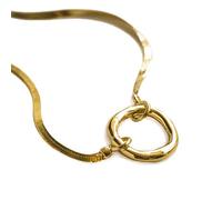 TheCozyBay Gold Necklace, Sterling Silver Necklace for Women, Gold Chain Woman, Snake Chain 14K 925 Sterling Silver