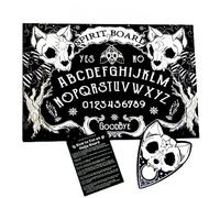 TheDarknessUnicorn Halloween Spirit Calling Gothic Design Ouija Board Game for Spirit Hunt with Planchette and Detailed Instructio