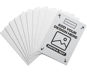 TheDogTagCo Personalised A4 Aluminium Photo Poster - Glossy Metal Sign, 0.65 mm Thick, Square Corners | Custom Printed on White Sublimation Aluminium | Lightweight, Rust-Free Personalised Wall Art