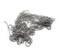 TheDogTagCo Stainless Steel Bead Ball Chains 27" Long For Jewellery Making Necklaces (x10)