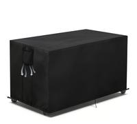 TheElves Rectangular Fire Pit Cover, 51x26x20 in | Waterproof Heavy Duty Firepit Covers for Rectangular Propane Firepit Table, Rectangle Fireplace