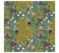 TheFabricTrade 100% Cotton Fabric Digital Printed Material Gustav Klimt Flower Garden Abstract Design, Ideal for Arts & Crafts, Quilting - 15 Metre (1500cm x 140cm)