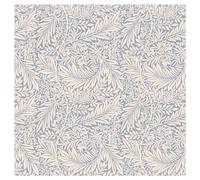 TheFabricTrade 100% Cotton Fabric Digital Printed Material William Morris Larkspur Azure Classic Design - Ideal for Arts & Crafts, Sewing, Quilting - Fat Quarter (50cm x 70cm)