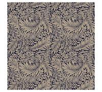 TheFabricTrade 100% Cotton Fabric Digital Printed Material William Morris Larkspur Navy Classic Design - Ideal for Arts & Crafts, Sewing, Quilting - 1/2 Metre (50cm x 140cm)