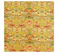 TheFabricTrade 100% Cotton Fabric Digital Printed Material William Morris Strawberry Thief Ochre Classic Design - Ideal for Arts & Crafts, Sewing, Quilting - 2 Metre (200cm x 140cm)