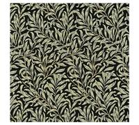 TheFabricTrade 100% Cotton Fabric Digital Printed Material William Morris Willow Bough Ebony Classic Design - Ideal for Arts & Crafts, Sewing, Quilting - Fat Quarter (50cm x 70cm)