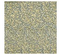 TheFabricTrade 100% Cotton Fabric Digital Printed Material William Morris Willow Bough Grey Classic Design - Ideal for Arts & Crafts, Sewing, Quilting - 3 Metre (300cm x 140cm)
