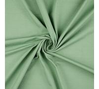 TheFabricTrade SAGE Premium Plain Cotton Jersey Knit Fabric Elastic Lycra Stretch Textile Clothing Dressmaking T-Shirt Elastane Material - 300cm x 150cm (3 Metre)