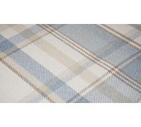TheFabricTrade Sky Blue Tartan Plaid Check Tweed Balmoral Wool Effect Curtain Fabric Upholstery Cushion Price Per Metre