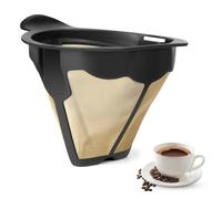 TheFaith Reusable Coffee Filter Basket for Ninja, Permanent Coffee Pot Replacement, Compatible with Ninja Coffee Maker CM & CP Series, 1 Count
