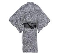 thefancypumpkin Jinbei Men's Yukata kimono Japanese Robe Pajamas【A3/Size L】