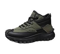 Thefirstyoung Work Boots, The First Young Shoes Men, Orthopedic Hiking Boots, Wide Toe Arch Support Hiking Shoes(Green,8)