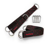 THEFITGUY Cable Attachment Extension Straps (Pair) - Heavy-Duty Adjustable Gym Attachments for Cable & Pulley Machines, Bars & Handles - 5 Lengths, Add New Grip Variations & Exercises