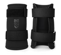 THEFITGUY Kettlebell Wrist Guards | Lift Heavier and Improve your Technique | Minimize Bruises | Adjustable Straps - Comfort Fit on Skin, Shirt | Thick Padding for Kettlebells Impact Cushioning (Pair)