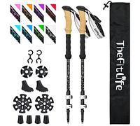 TheFitLife Carbon Fibre Trekking Poles Ultralight Walking Sticks for Hiking