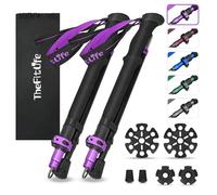 TheFitLife Folding Trekking Poles for Hiking, lightweight Walking Stick