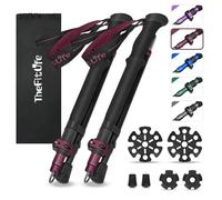 TheFitLife Folding Trekking Poles for Hiking, lightweight Walking Stick