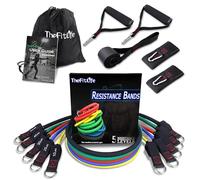TheFitLife Resistance Bands Set with Handles, Door Anchor & Ankle Straps | Workout Bands for Muscle Strength Training, Home Gym Fitness, Full Body Exercise for Men，Women，Pilates, and Physical Therapy