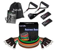 TheFitLife Resistance Bands Set with Handles, Door Anchor & Ankle Straps | Workout Bands for Muscle Strength Training, Home Gym Fitness, Full Body Exercise for Men，Women，Pilates, and Physical Therapy