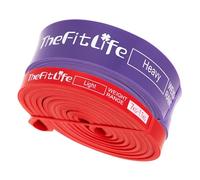 TheFitLife Resistance Pull Up Bands - Pull-Up Assist Exercise Bands, Long Workout Loop Bands for Body Stretching, Powerlifting, Fitness Training, Bonus Carrying Bag and Workout Guide