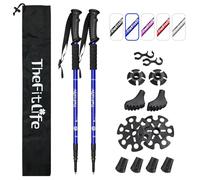TheFitLife Telescopic Trekking Poles, Anti-Shock Walking Sticks for Hiking