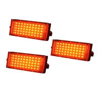 THEGA 1/2/3/4 PCS LED Outdoor Lighting Floodlight, IP66 Waterproof Spot Light, Bright Security Light，Colored Lights(Red,3PCS-220V-50W)