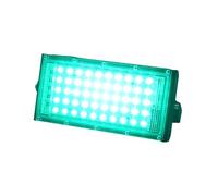 THEGA 1/2/3/4 PCS LED Outdoor Lighting Floodlight, IP66 Waterproof Spot Light, Bright Security Light，Colored Lights(Green,1PCS-220V-50W)