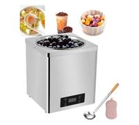 THEGA 3L 7L Electric Food Warmer For Taro Balls, Touch Control Soup Keeper With LED Display, Adjustable 30-100C Temp, Stainless Steel Inner Pot For Milk Tea Shop Buffet(C,7L)