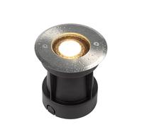 THEGA Ground LED Landscape Lights - Ground GU10 5W Garden Light - IP67 Waterproof Outdoor Underground Round Walk Over Lighting, Outdoor Recessed Spot Light, For Pathway, Patio(Red)