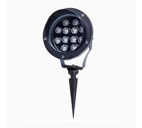 THEGA Ground LED Landscape Lights - Outdoor Buried Lights, AC 85-265V Spot Lights Outdoor, IP65 Waterproof Landscape Lighting, Plug-in Type Garden Pathway Lights, Courtyard Floor Lamp(Blue,A-12W)