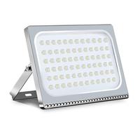 THEGA LED Floodlight, Daylight White, Outdoor Security Light, IP65 Waterproof Security Lights Wall Light For Garden, Garage, Hotel, Yard(100W)