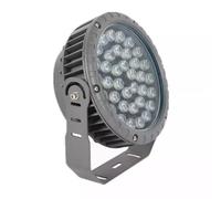 THEGA LED Recessed Spotlight - Rotation Landscape Lights, 270° Park Tree Lights, Outdoor Decorative Round Flood Light Lamp, IP65 Waterproof AC100-240V(Green,100-240V(6W))