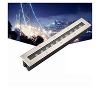 THEGA Rectangle Buried Lights - Energy Saving Underground Light LED, AC85-265VOutdoor Buried Lights, Ground LED Landscape Light, Outdoor Recessed Spotlight, Outdoor Floor Lamp(Blue light,5W)