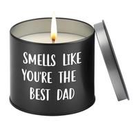TheGiffter Dad Gifts from Daughter Son, 9oz Lavender Scented Best Daddy Birthday Candle Gift, Best Present Idea for Dad from Daughter Son on Father's Day, Birthday, Christmas