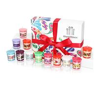 TheGiftbox Scented Candles Gifts for Women, Jellykiss Scent, 12 Votive Candles in Luxury Gift Box, Perfect for Birthday, Christmas, or Any Occasion