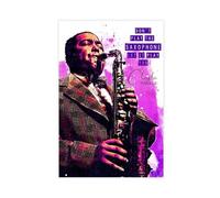 THEGIS Charlie Parker 1 Canvas Poster Wall Art Decor Print Picture Paintings for Living Room Bedroom Decoration Unframe-style 12x18inch(30x45cm)