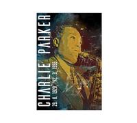 THEGIS Charlie Parker 2 Canvas Poster Bedroom Decor Sports Landscape Office Room Decor Gift Unframe-style 20x30inch(50x75cm)