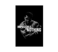 THEGIS Muhammad Ali Poster Boxer Quote Canvas Poster Wall Art Decor Print Picture Paintings for Living Room Bedroom Decoration Unframe-style 12x18inch(30x45cm)