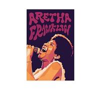 THEGIS Singer Aretha Franklin 2 Canvas Poster Bedroom Decor Sports Landscape Office Room Decor Gift Unframe-style 20x30inch(50x75cm)
