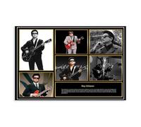THEGIS Singer Roy Orbison Canvas Poster Bedroom Decor Sports Landscape Office Room Decor Gift Unframe-style 08x12inch(20x30cm)