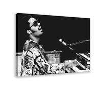 THEGIS Stevie Wonder Canvas Poster Bedroom Decor Sports Landscape Office Room Decor Gift Frame-style 08x12inch(20x30cm)